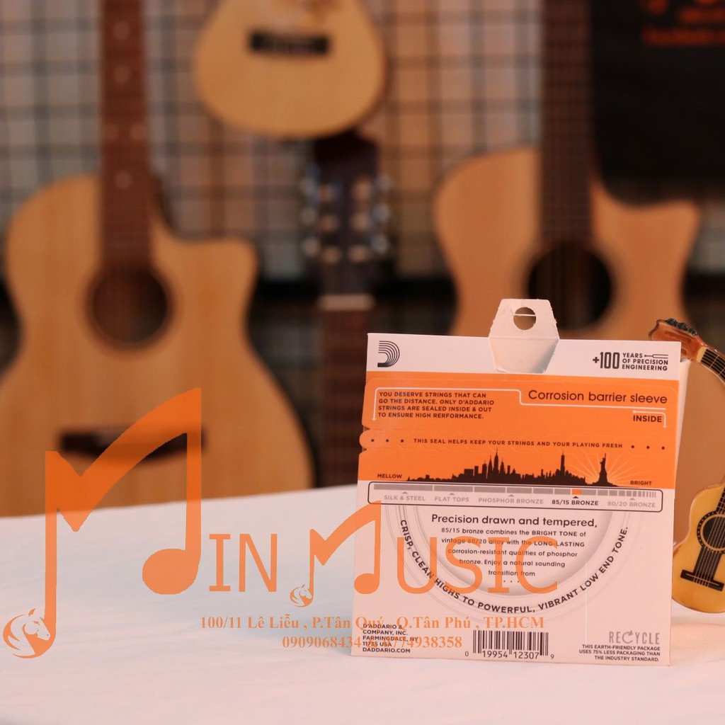 Dây đàn Guitar Acoustic D'Addario EZ910, EZ900