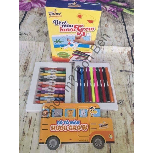 BỘ TÔ MÀU HƯƠU GROW - HÀNG KHUYẾN MÃI TỪ ABBOTT GROW