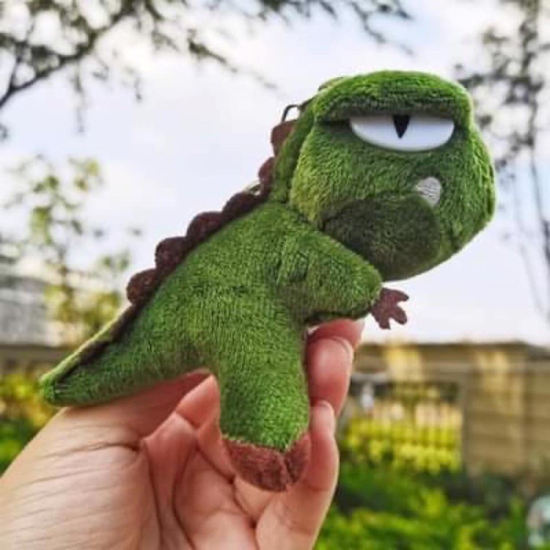 Móc khoá gấu bông vịt thỏ cừu ếch Kermit mèo cá sư tử xinh xắn treo balo ulzzang