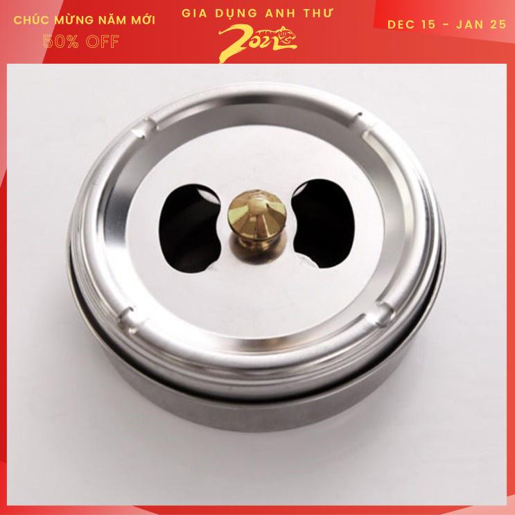 [Rẻ vô địch] Gạt tàn nắp xoay inox tiện dụng giá rẻ