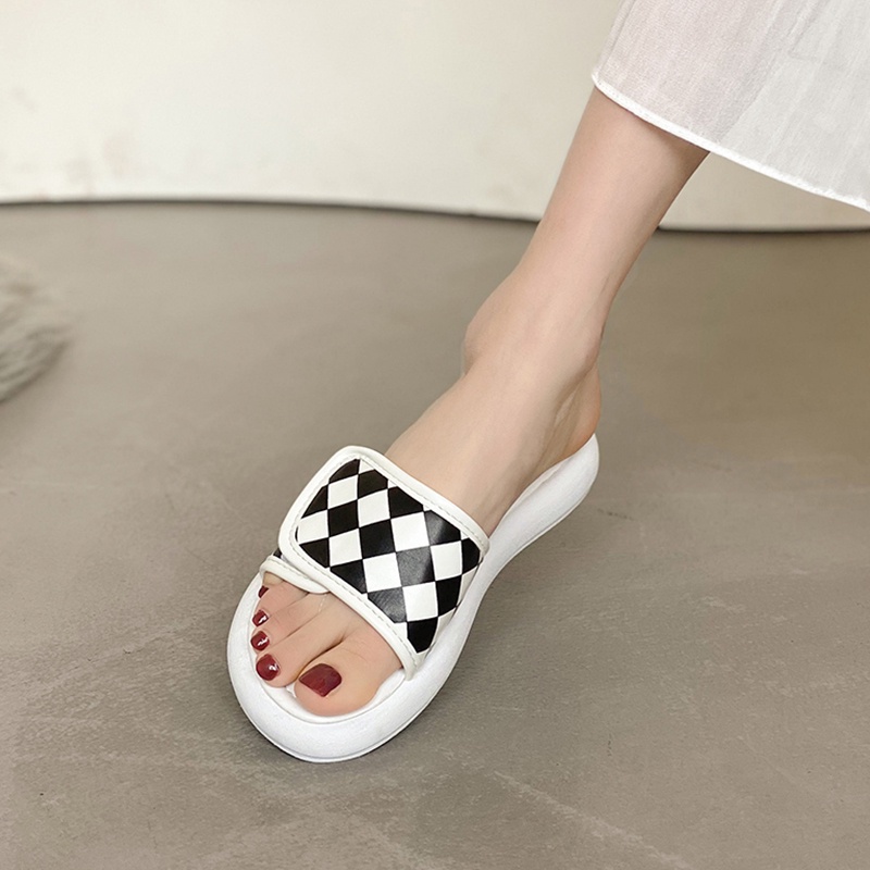 IELGY Dép Xỏ Ngón Đế Dày Mềm Mại Thoải Mái Thời Trang Cho Nữ