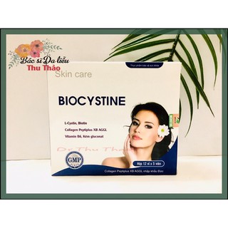 [60 viên] VIÊN UỐNG HỖ TRỢ GIẢM MỤN SÁNG DA BIOCYSTINE