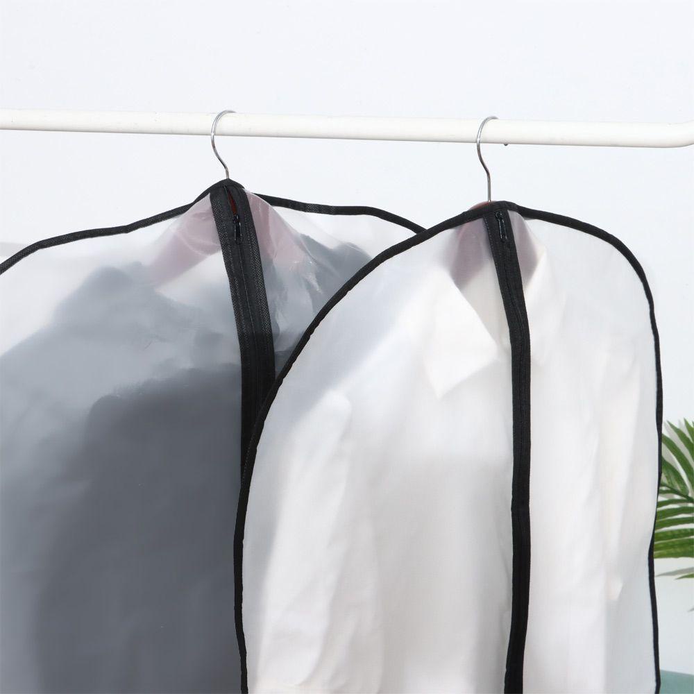 KUNHEV Túi Bọc Quần Áo Trong Suốt Chống Bụi Có Khóa Kéo Tiện Lợi