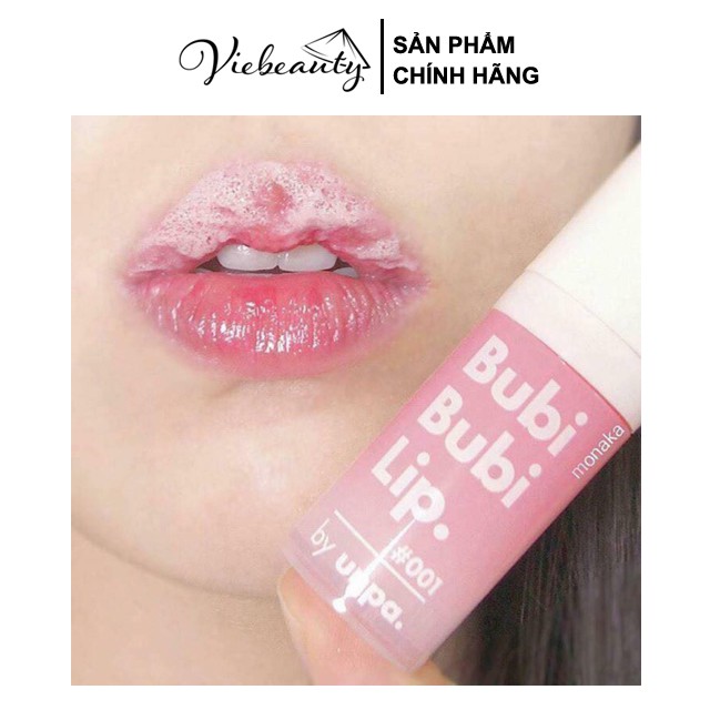 Gel Tẩy Da Chết Môi Unpa Bubi Bubi Lip, Gel Sủi Cực Lành Tính, Làm Bong Tróc Da Chết 12ml - Khongcoson