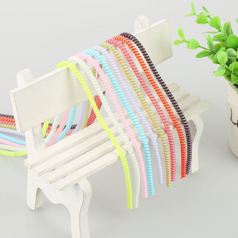 Dây Quấn Bảo Vệ Cáp Sạc / Tai Nghe Kiểu Xoắn Ốc 0.6M / 60CM