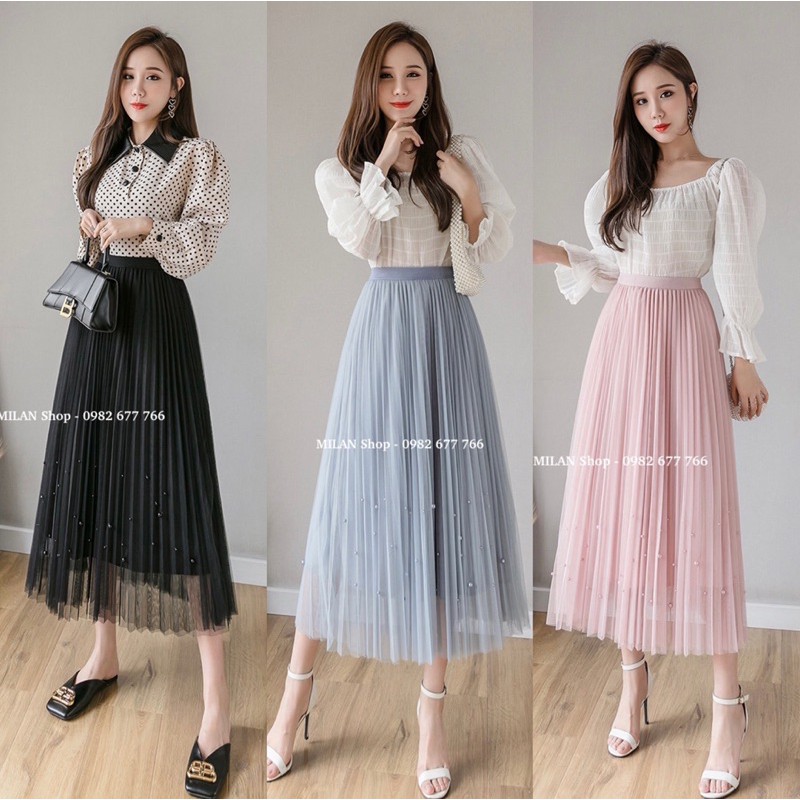 Chân váy tutu công chúa đính ngọc 2 kiểu nhiều màu | BigBuy360 - bigbuy360.vn