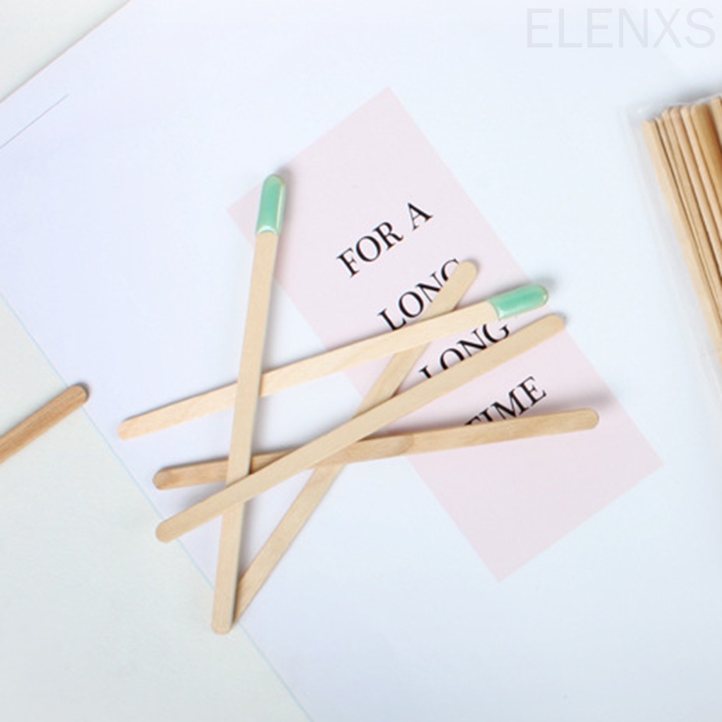 [Hàng mới về] Set 10 que gỗ wax lông dùng 1 lần tiện dụng