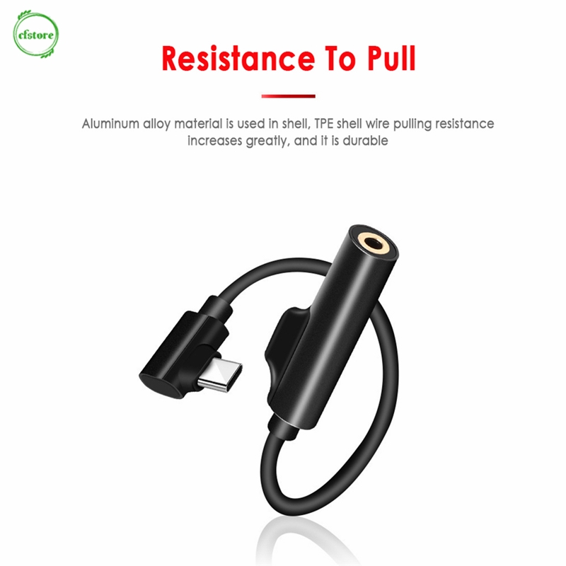 Cáp chuyển đổi đầu type C sang cổng âm thanh 3.5mm