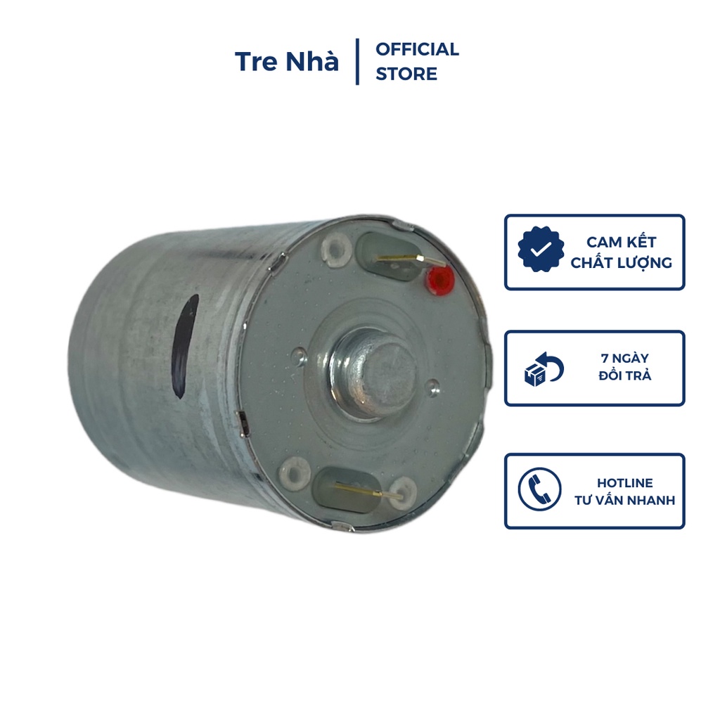 Động cơ Wanbaozhi 370-11670 Bàn chải kim loại quý DC12V-24V Động cơ DC chính xác cho thiết bị AV xe