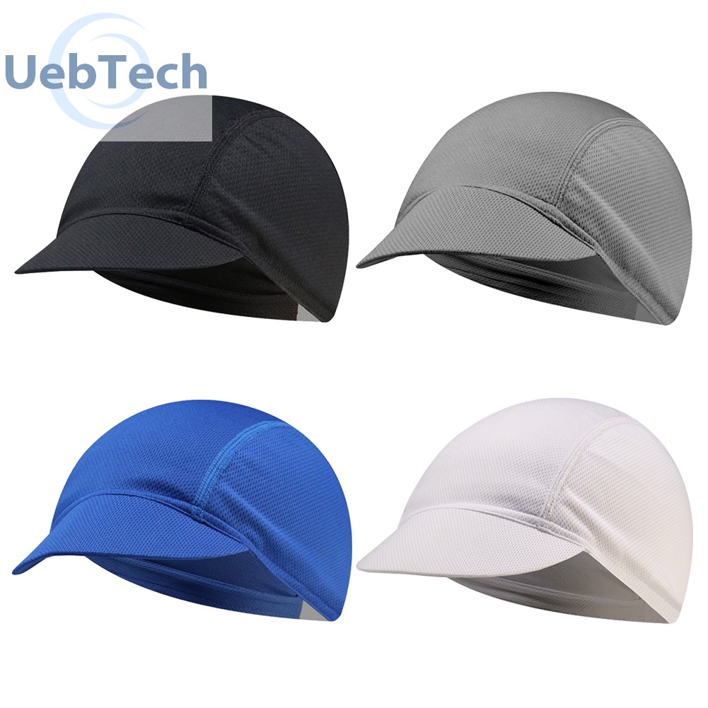 Mũ chống nắng Uebtech phối lưới màu trơn co giãn tốt thời trang mùa hè cho hoạt động ngoài trời