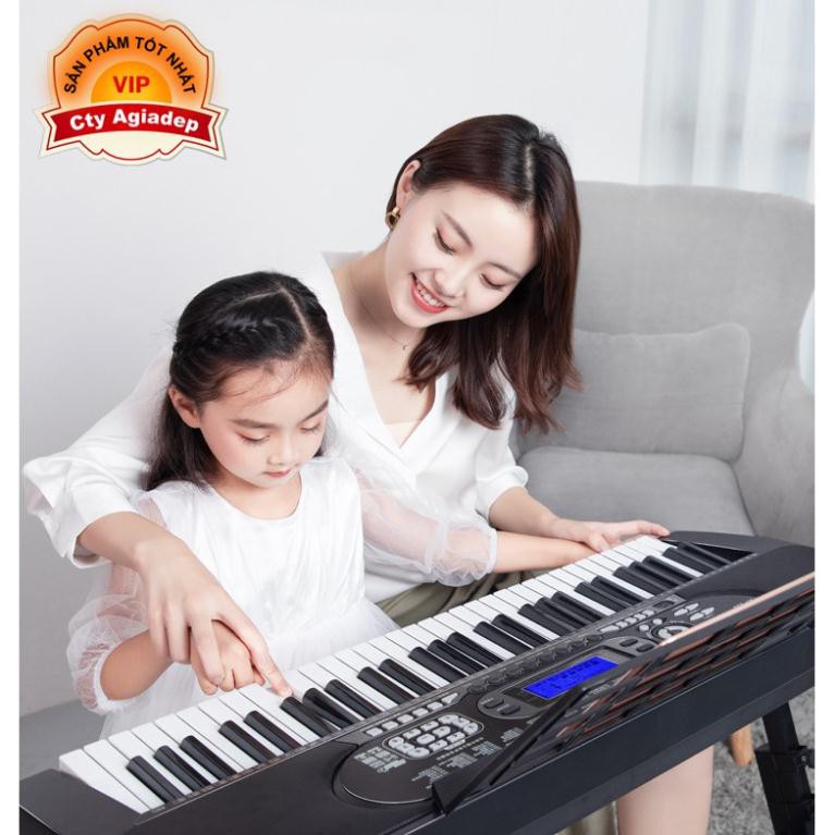 Đàn Organ điện tử 61 Phím phát sáng + Chân Đàn - Bán chuyên cho người học nhạc - Nhãn tiếng Trung - Mẫu 299 (CHÂN ĐÀN)