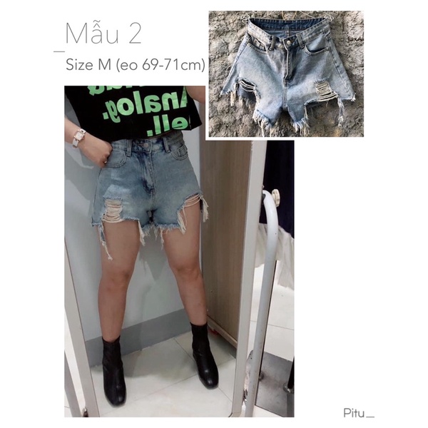 QUẦN ĐÙI JEAN 2HAND SIZE M