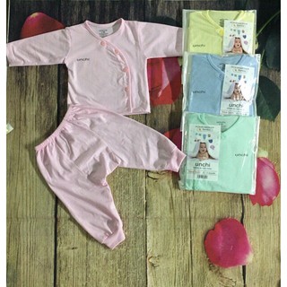 Bộ UNCHI cotton khuy lệch, đáp đũng
