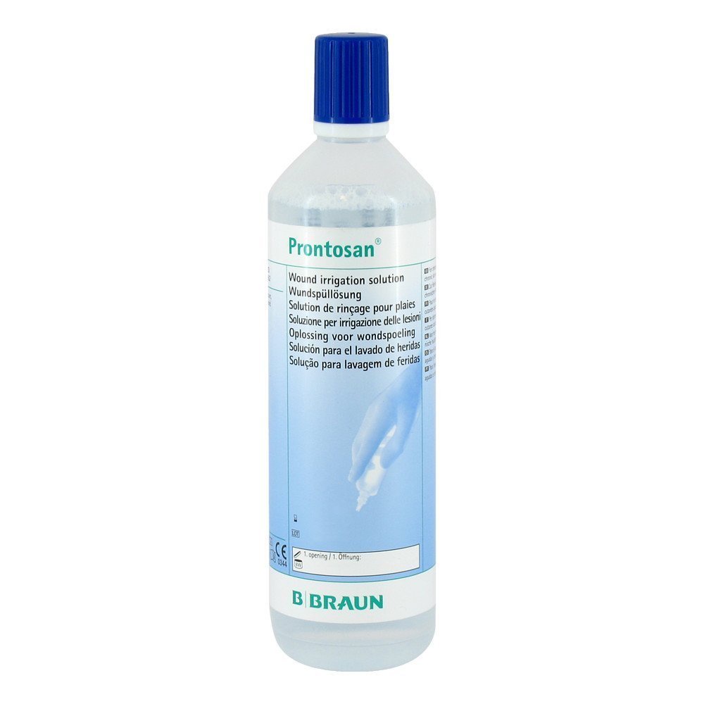 Dung dịch làm mềm và rửa vết loét Prontosan Solution Round 350ml (Chai)