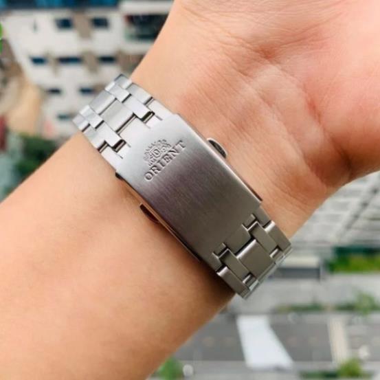 Đồng Hồ - Đồng Hồ Nam Cơ Orient Mặt Đen Lộ Máy - Dây Thép Đúc Đặc - Kiểu Dáng Đẳng Cấp, Mạnh Mẽ - Bảo Hành 12 Tháng