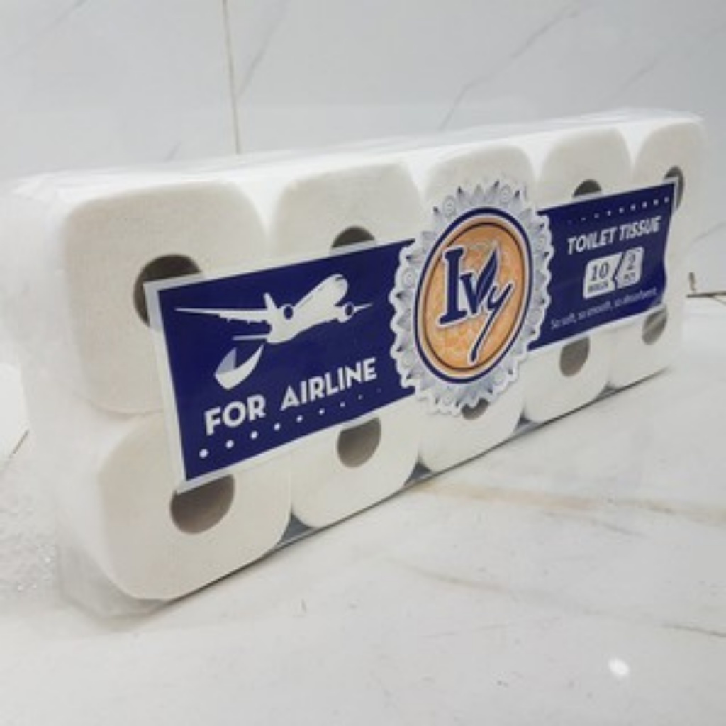 Giấy vệ sinh có lõi không lõi Ivy 10 cuộn siêu rẻ