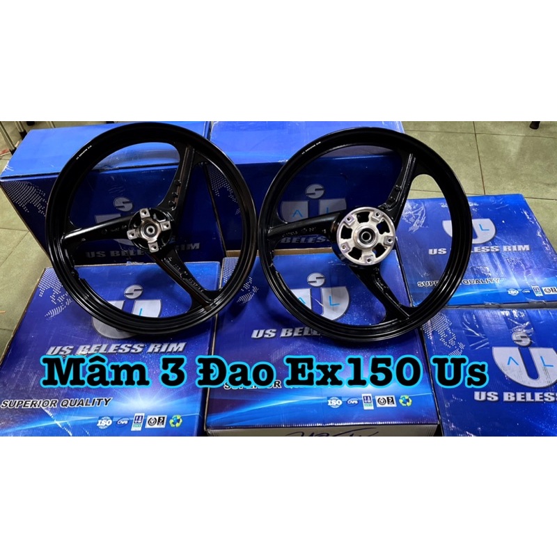 Mâm 3 Cây Ex150 / Ex155 Chính Hãng US Size 1.6 1.6 &gt;&gt;&gt;&gt;
