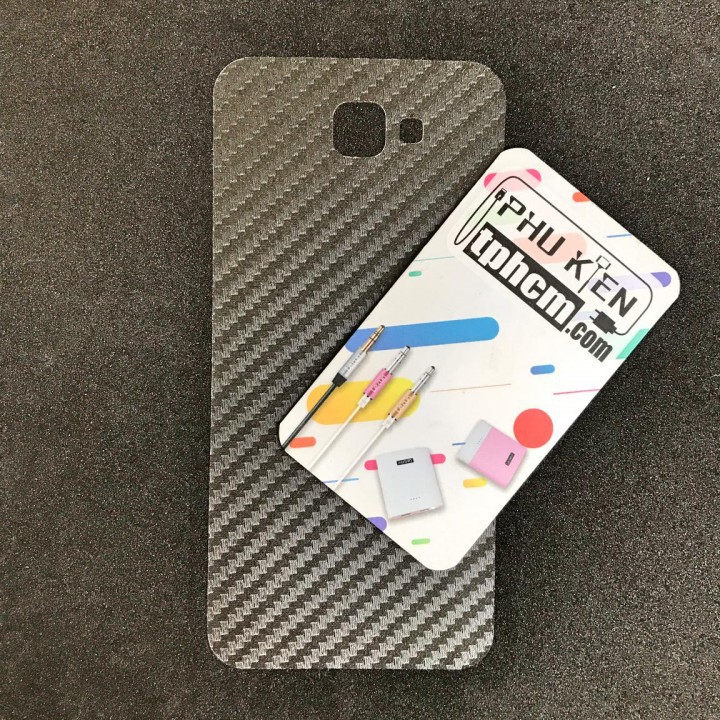 Dán mặt lưng Carbon Samsung J5 Prime