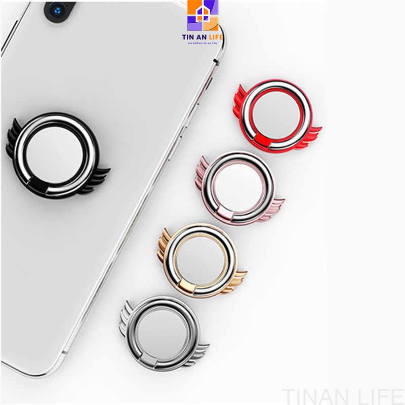 Giá Đỡ Điện Thoại Di Động Hình Đôi Cánh Thiên Thần, Giá Đỡ Dạng Nhẫn Đa Chức Năng Cho Điện Thoại