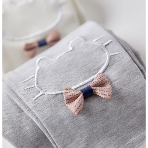 Quần Legging Cotton Mỏng Họa Tiết Mèo Hoạt Hình Phong Cách Hàn Quốc Dành Cho Bé Gái 1-7 Tuổi