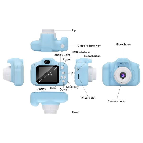 Máy ảnh kỹ thuật số có thể sạc 8MP HD chống sốc cho bé | BigBuy360 - bigbuy360.vn