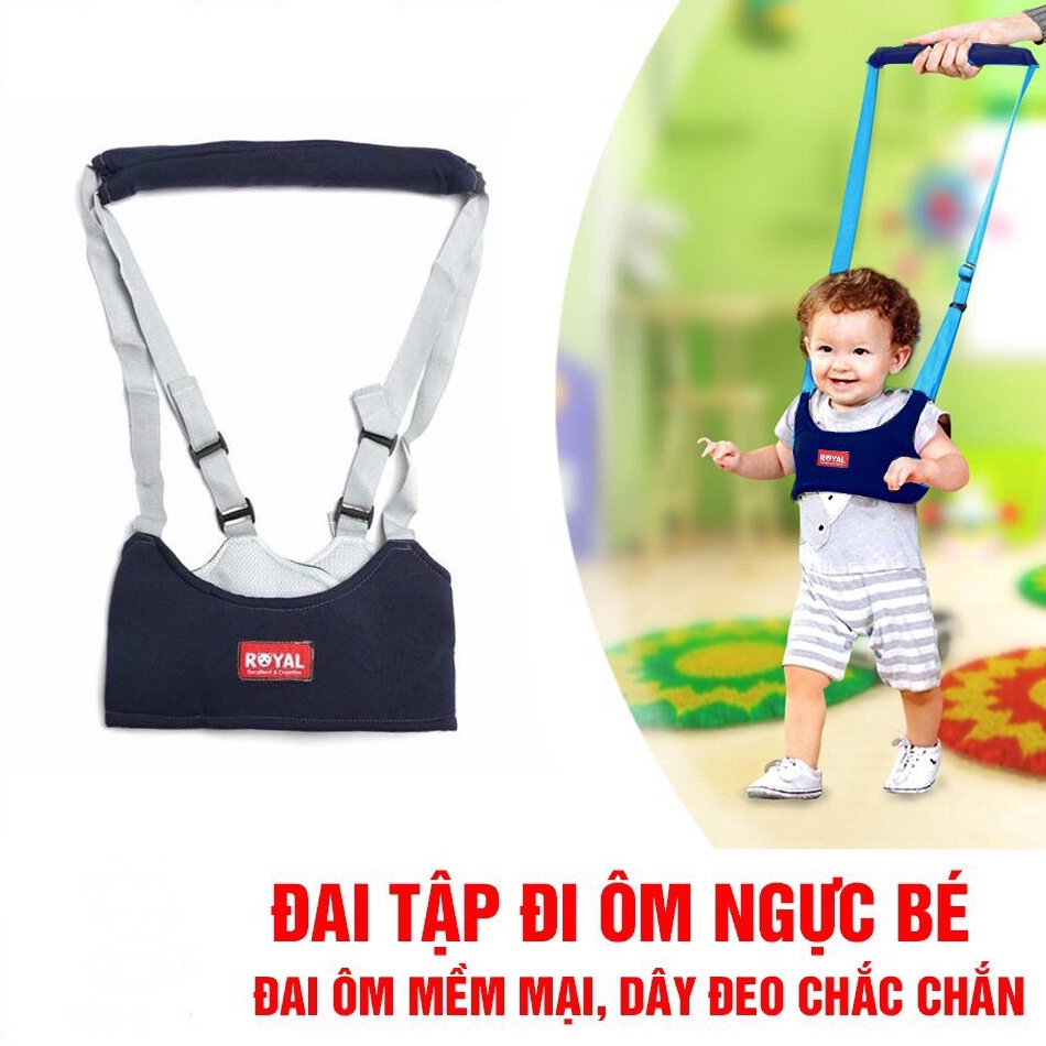 Đai tập đi Royal cao cấp ôm ngực bé giúp bé nhanh biết đi
