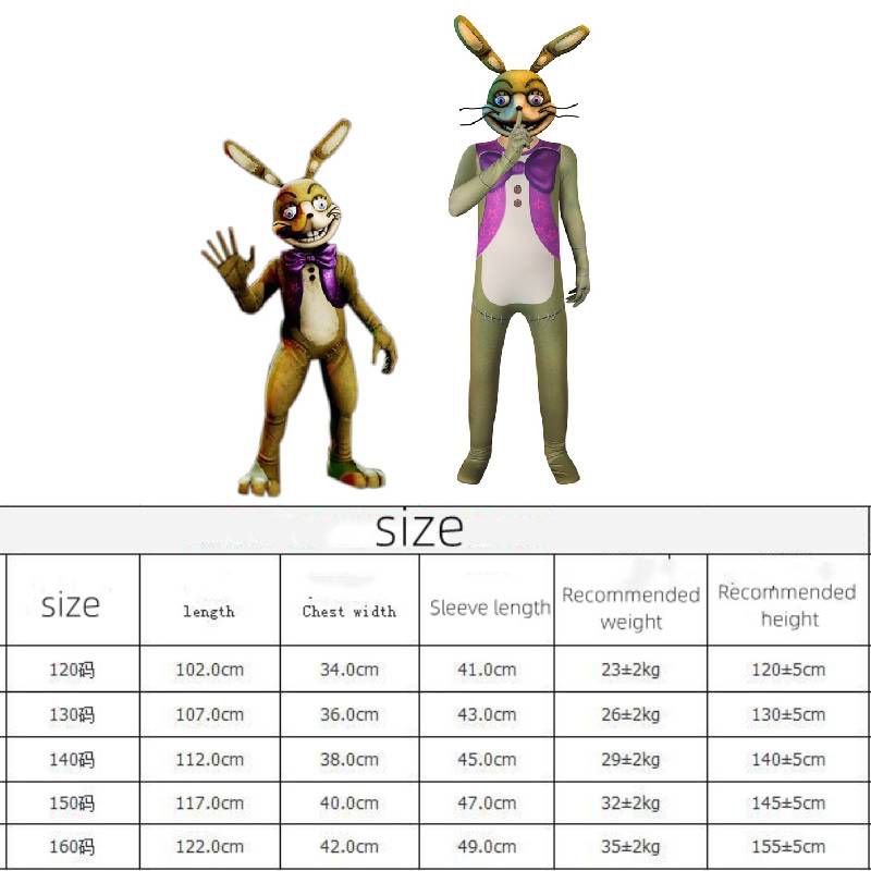 Five Nights At Freddy'S Fancy Halloween Costume for Kids Sundrop FNAF Sun clown Jumpsuit With mask Cosplay Anime Christmas Birthday Gift for Kids