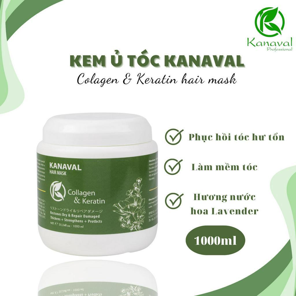 Kem Ủ Tóc Kanaval Hương Nước Hoa Phuc Hồi Tóc Hư Tổn Trong Quá Trình Làm Tóc Hũ 1000ml