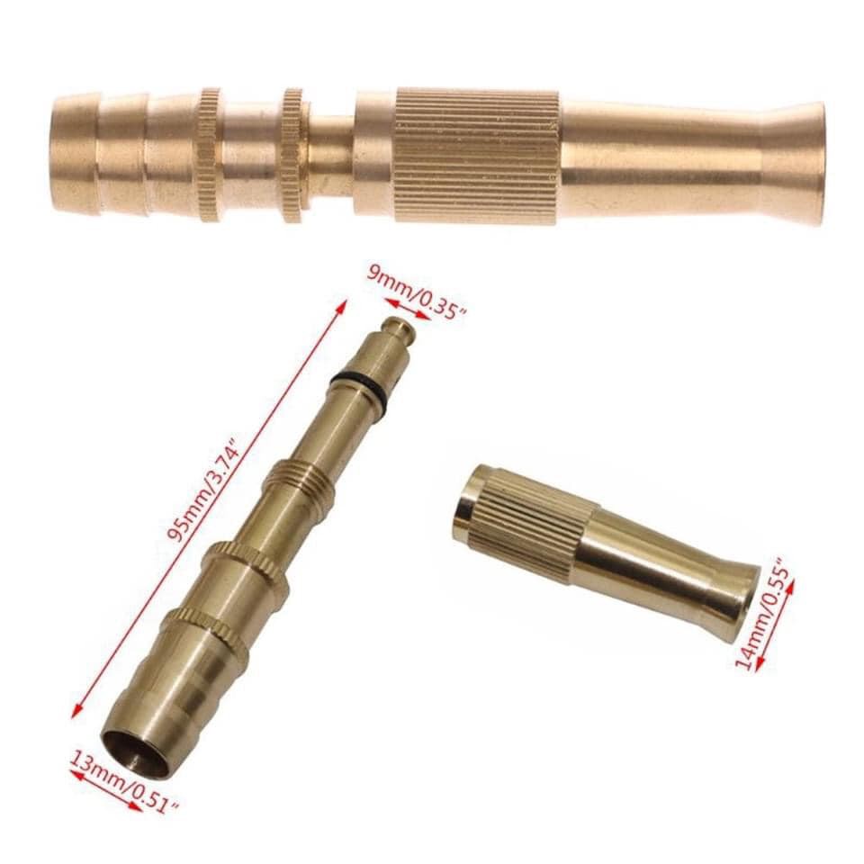 Đầu Vòi Tăng Áp,Đầu Vòi Xịt Rửa Xe - Tưới Cây Thau Có Điều Chỉnh Tắt Mở, Áp Lực Nước Tăng Mạnh dễ dàng sử dụng