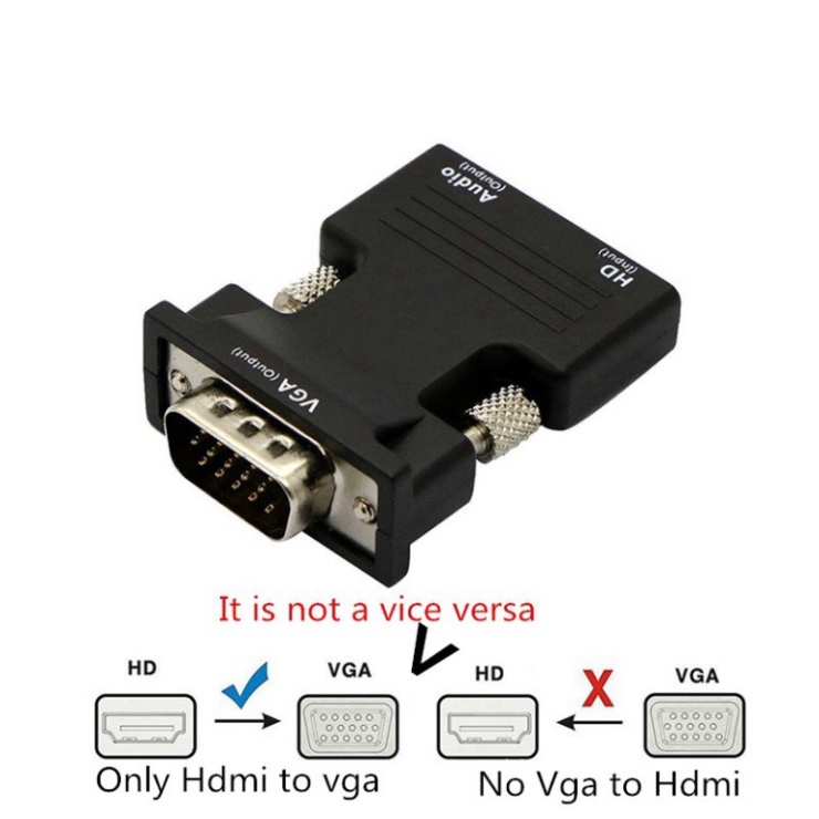 Dụng Cụ Chuyển Đổi HDMI Sang VGA Với Đầu Ra Âm Thanh Thông Dụng