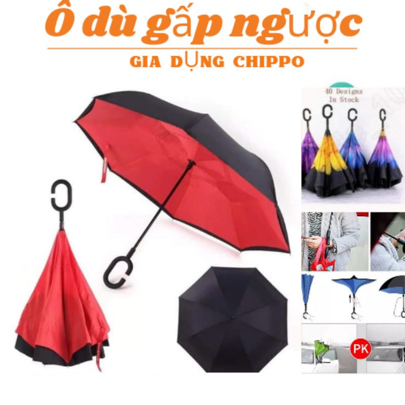 ô dù gấp ngược thông minh tiện lợi