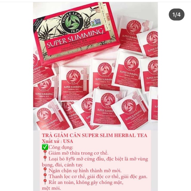 Trà giảm cân Super slim