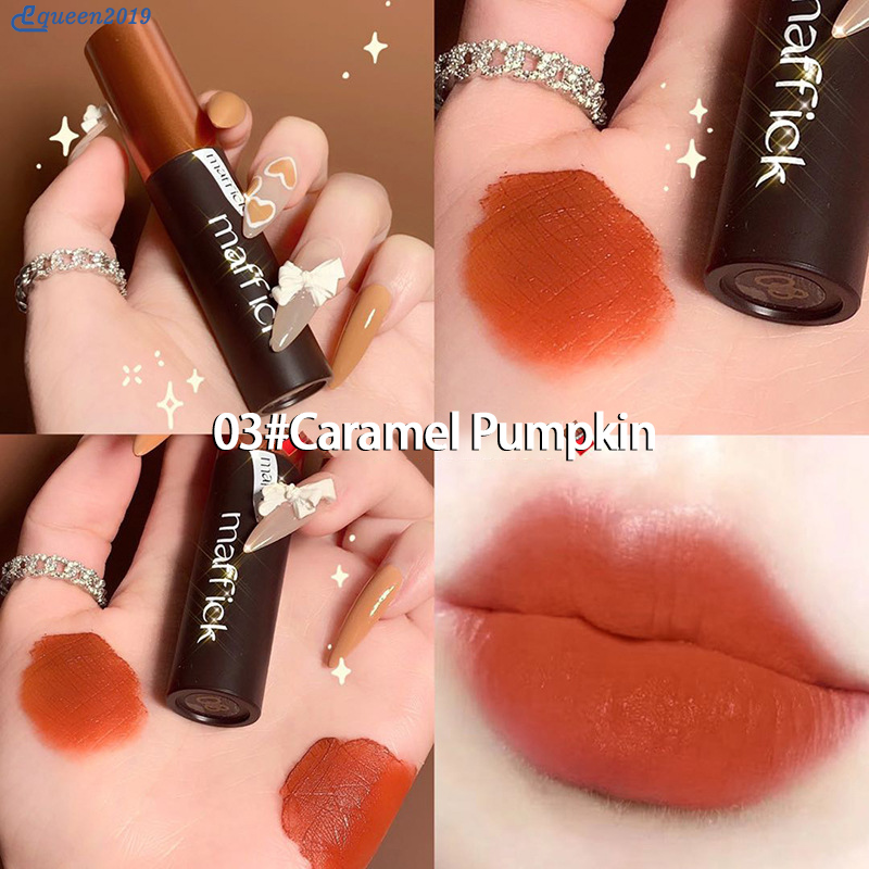 【Ready Stock】 Velvet Lipstick Matte Texture Waterproof And Sweat-proof Rich Color Lipstick 【queen2019】