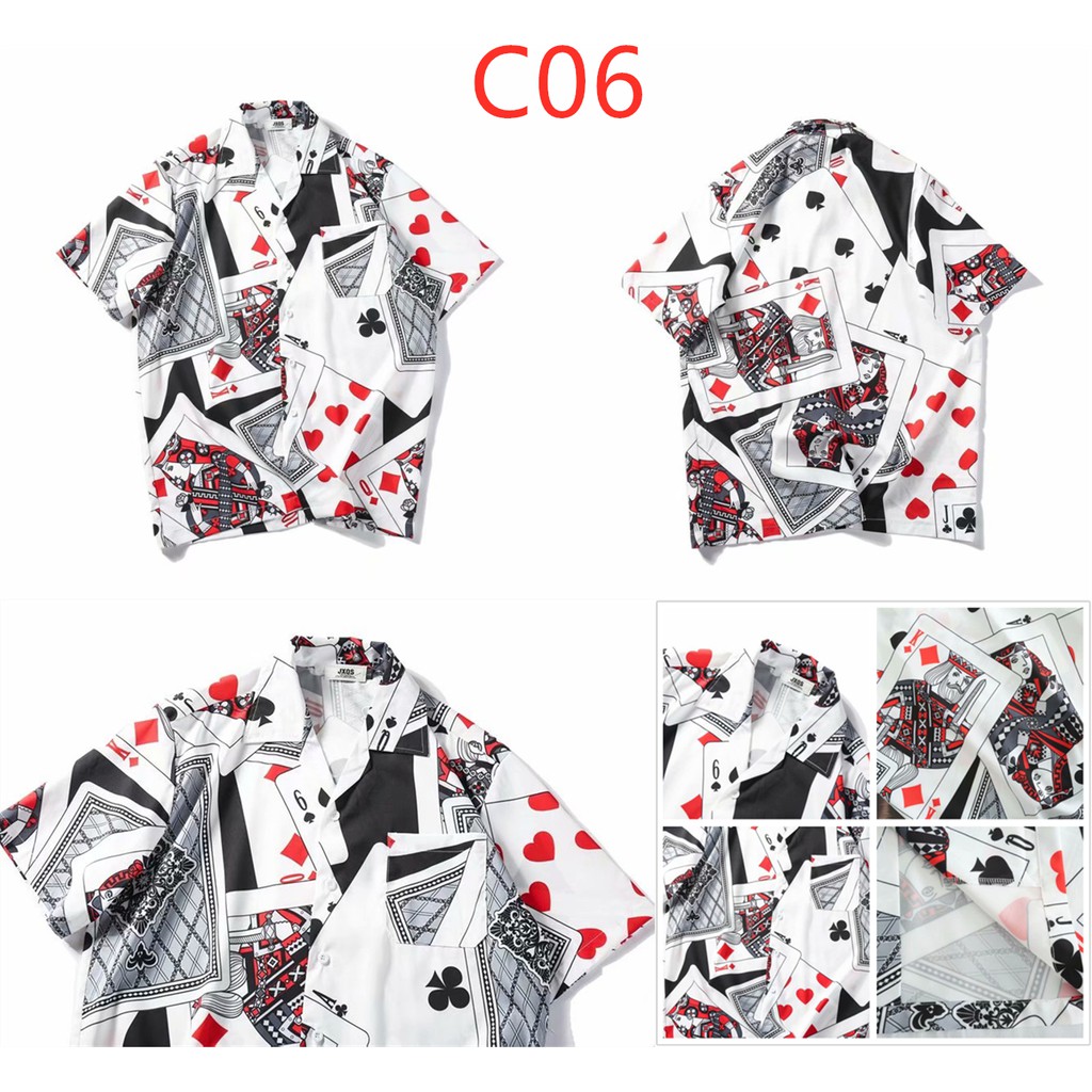 Áo Sơ Mi Tay Ngắn In Họa Tiết Thời Trang Kiểu Hawaii Cho Nam | BigBuy360 - bigbuy360.vn