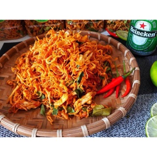 500gr khô gà lá chanh sấy gừng