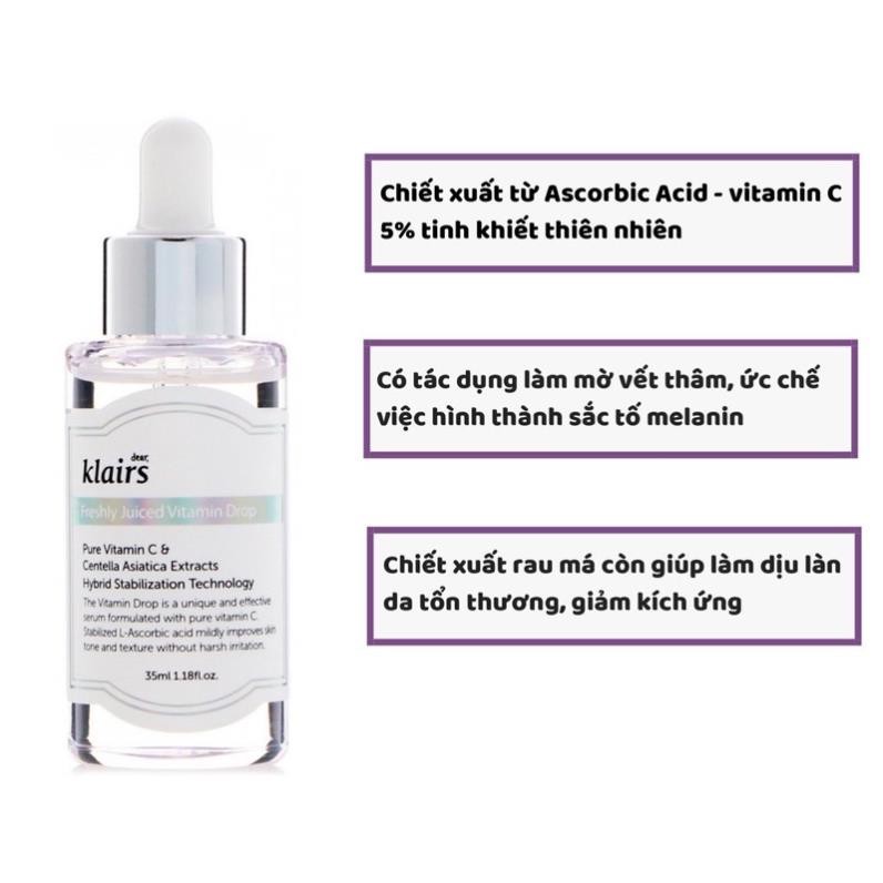 Combo Kem Dưỡng I'm From Vitamin Tree Water Gel + Serum Vitamin C Klairs Freshly Juiced