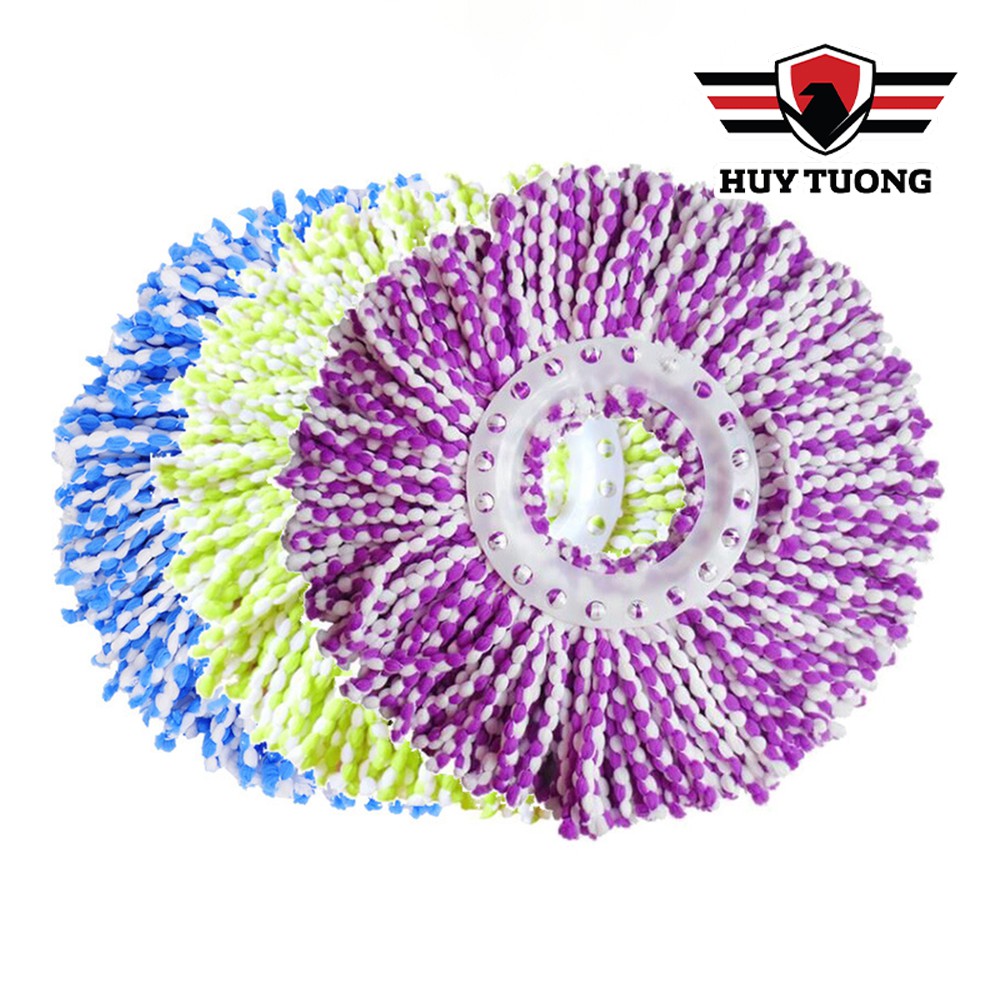 Bông lau nhà 360 độ thay thế 🚚 FREE SHIP 🚚 Bông lau nhà dẹp tự vắt chữ nhật (MÀU NGẪU NHIÊN) - Huy Tưởng