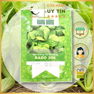 Hạt Giống Cải bẹ Vàng Rado 306 gói 20gr Dễ Trồng