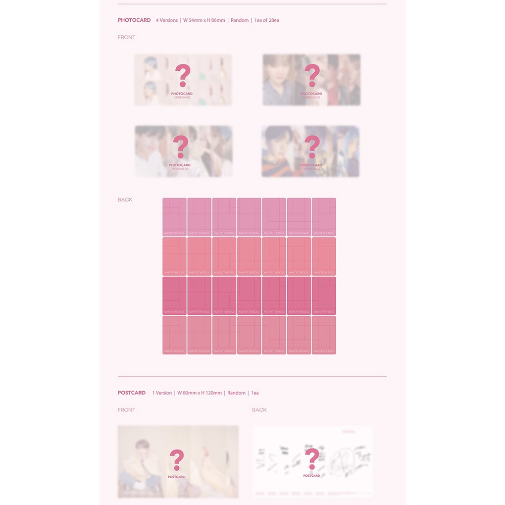 Mini album thứ 6 KPOP GOODS BTS Map of the Soul Persona