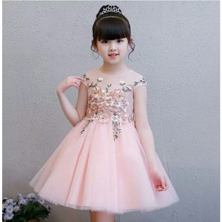 Đầm bé gái ren thêu 9kg đến 40kg