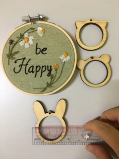 [Thanh lý] Móc khoá thêu diy/Khung mini