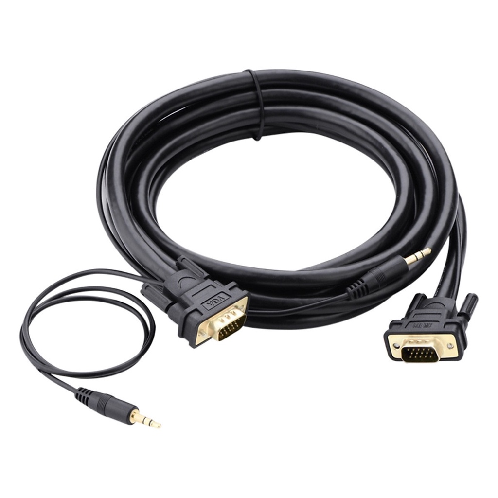 Cáp tín hiệu VGA hỗ trợ Audio 3.5mm Ugreen 11627
