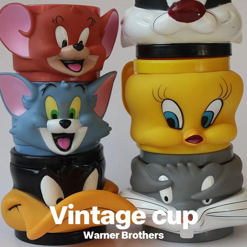 Giá Đỡ Cốc Nước Đa Năng Hình Tom Và Jerry Siêu Dễ Thương