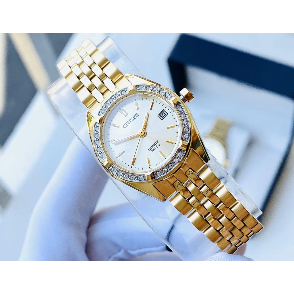 Đồng Hồ Cặp CITIZEN NH8352-53P - EU6062-50P Chính Hãng Tặng Dây Da Cao Cấp