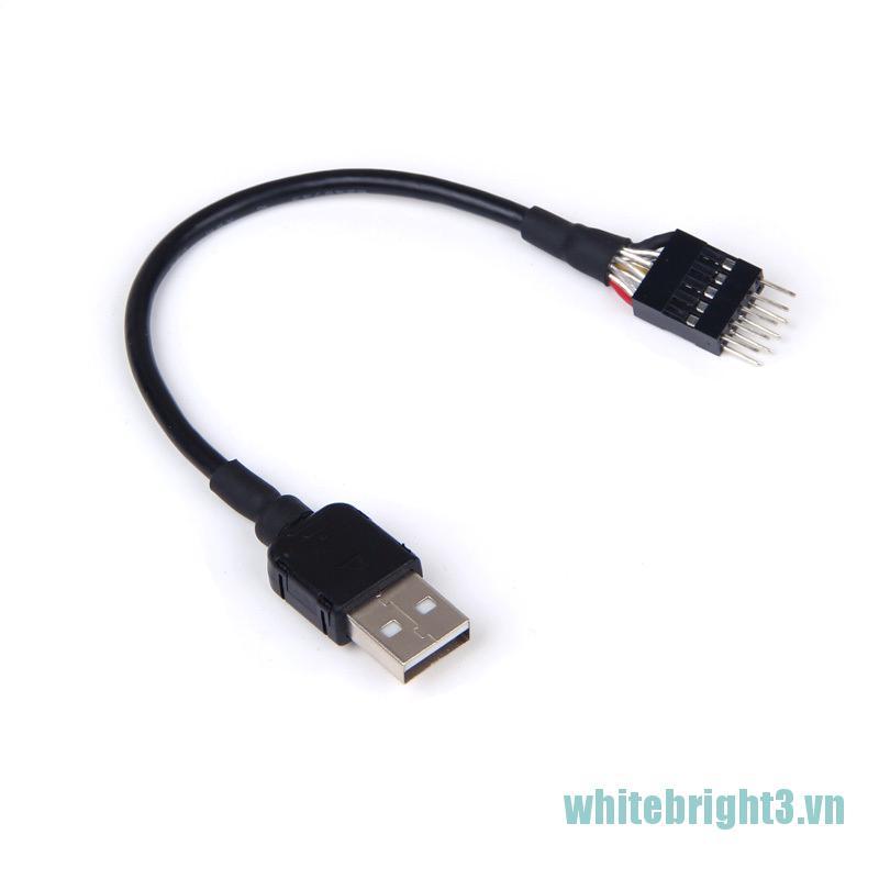 Dây Cáp Mở Rộng Chuyển Đổi Dữ Liệu Từ Đầu Cắm 9pin Sang Cổng Cắm Usb