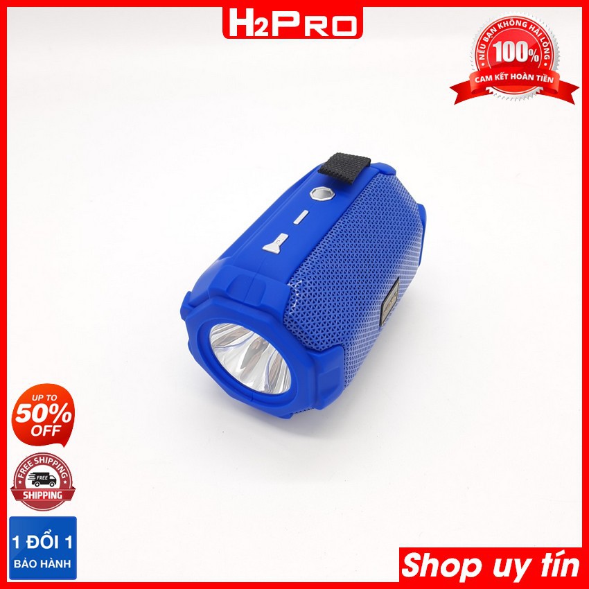 Loa bluetooth mini Kimiso E92+ 2020 H2PRO, loa bluetooth giá rẻ có USB-Thẻ nhớ, tích hợp jack tai nghe-đèn pin