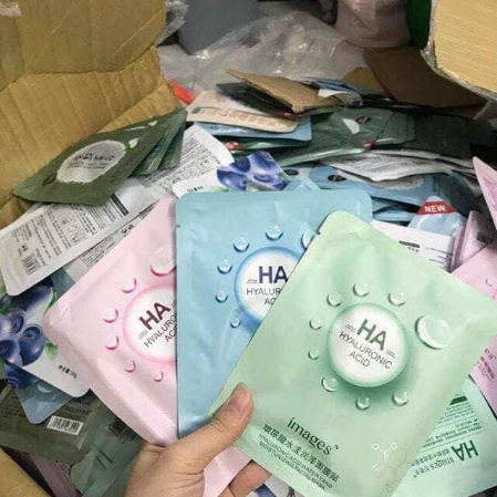 Mặt nạ HA IMAGES hyaluronic acid facial mask Dưỡng ẩm cấp nước phục hồi nâng tone da Nội Địa Trung CS25