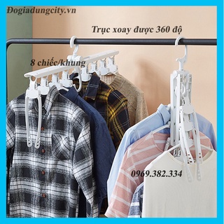  GIÀN MÓC TREO QUẦN ÁO GẤP GỌN THÔNG MINH- Móc Treo Quần Áo