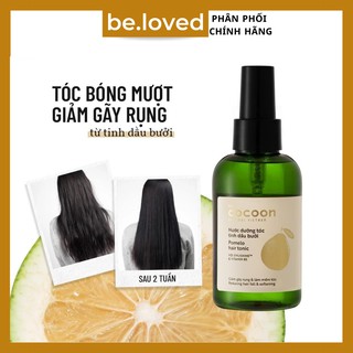 Nước dưỡng tóc tinh dầu bưởi Cocoon(Pomelo hair tonic)140ml,xịt mọc tóc vỏ bưởi giảm gãy rụng,suôn mượt