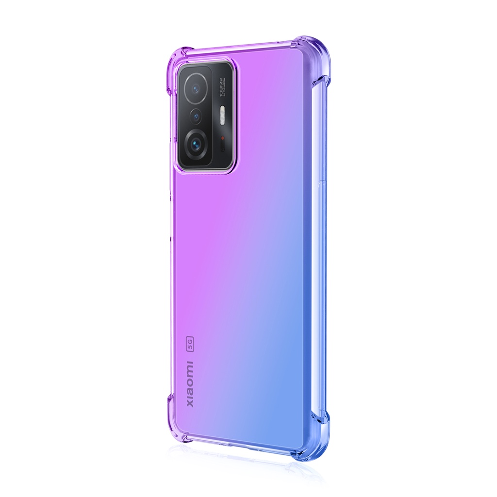 Ốp lưng Xiaomi Mi 11T / Mi 11T Pro dẻo đa sắc lồi 4 góc chống sốc chống va đập thời trang cao cấp